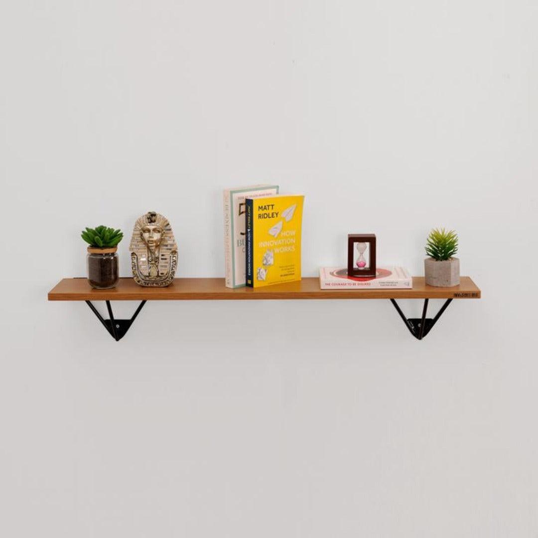 Cetus Wall Mounted Desk With Aquilla Wall Shelf - InvisibleBed.com