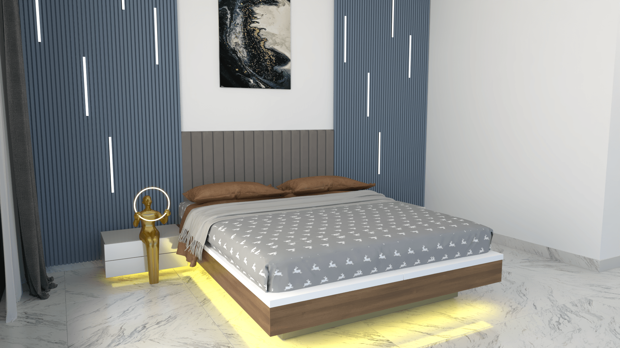 Floating Bed - InvisibleBed.com