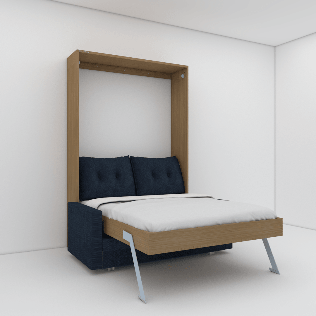 Mini Queen Size Bed With Sofa