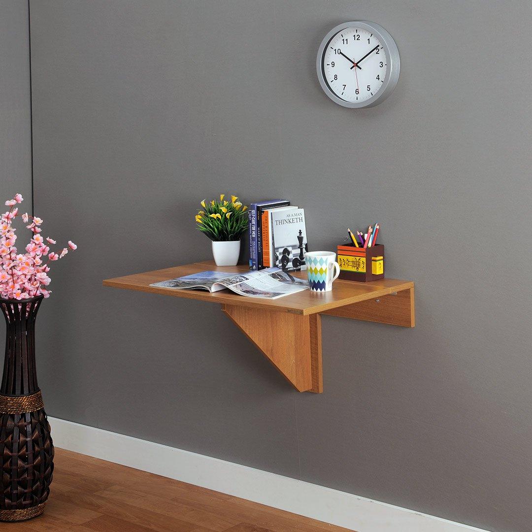 Wall Mounted iDesk with Ledge With Study Lamp