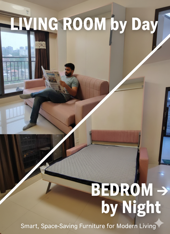 Living Room by Day, Bedroom by Night: The Magic of InvisibleBed with ...