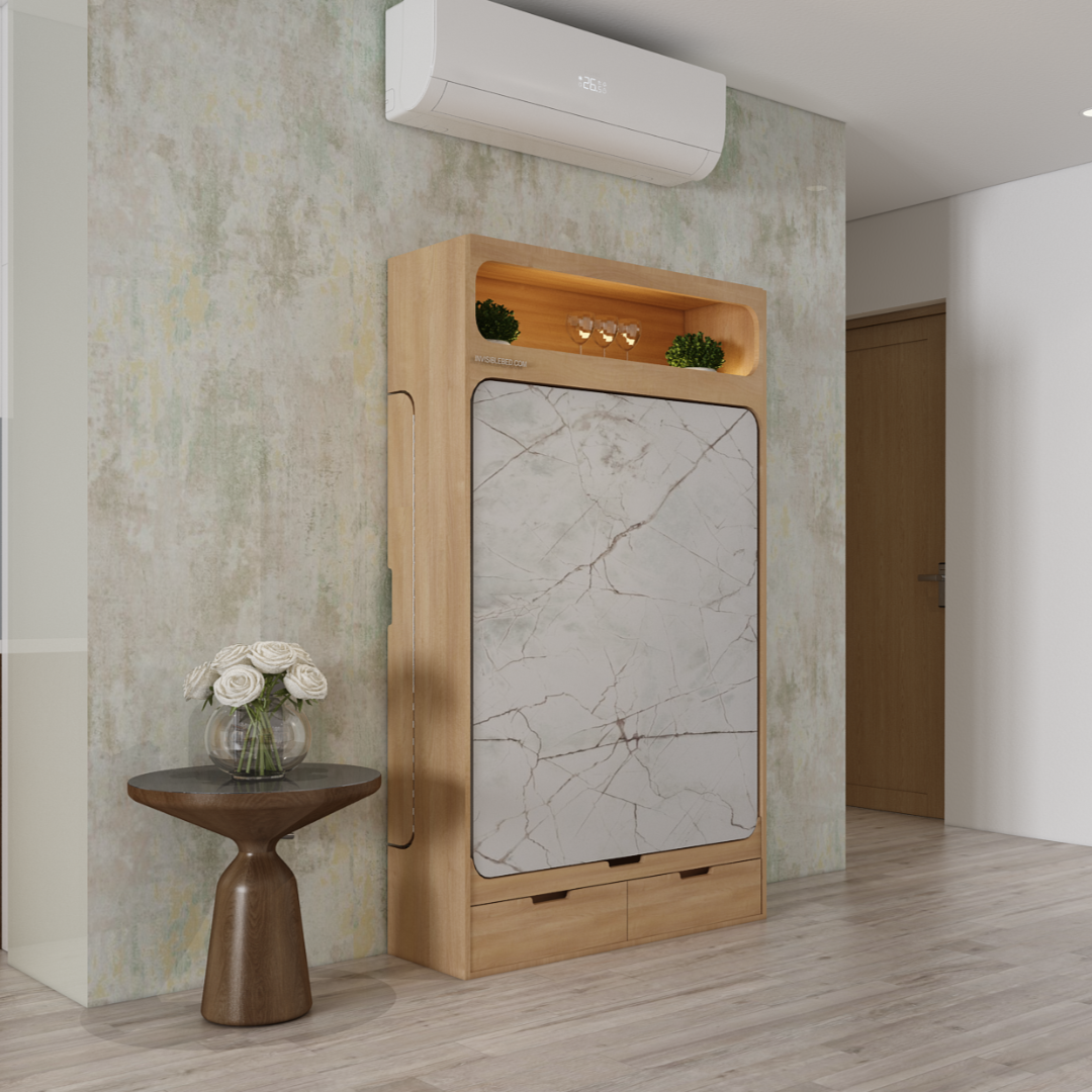 Space Saving Wall Mounted Folding Breakfast Bar Wall Mounted Space