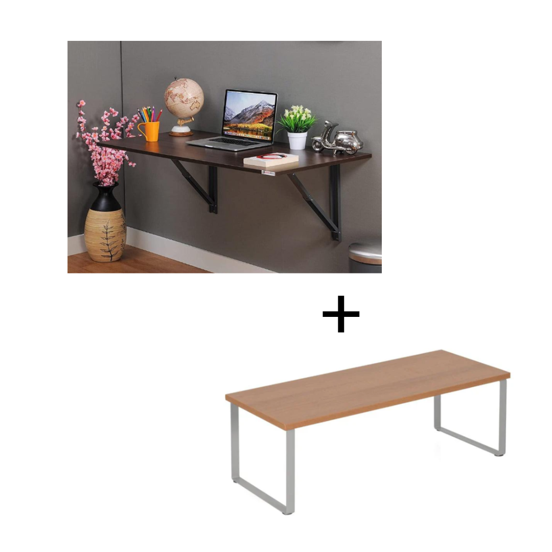 Tureis Large Wall Mounted iDesk with Aries Lapdesk – InvisibleBed.com