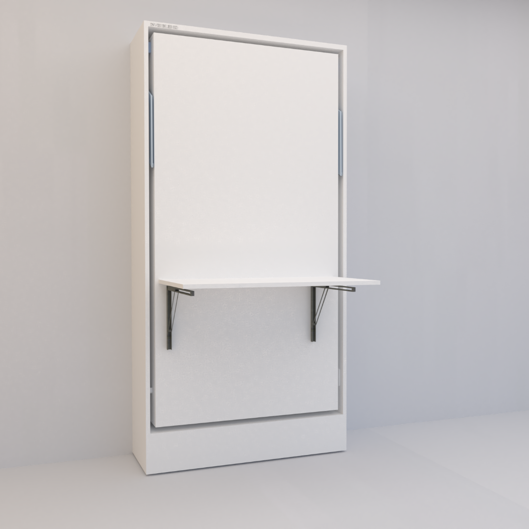 Single Size Bed With Desk