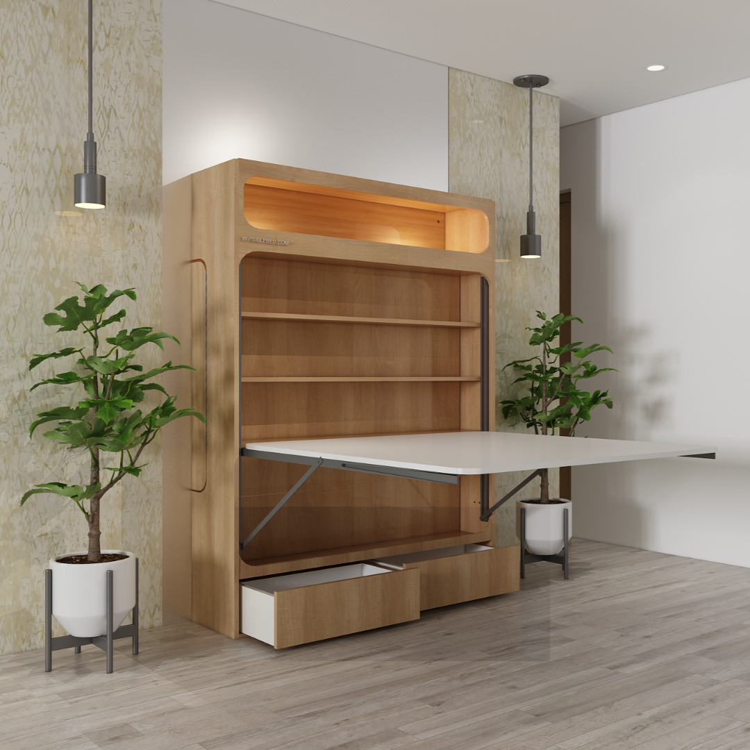 Bristo Dining Table with Chair Storage (4x4)