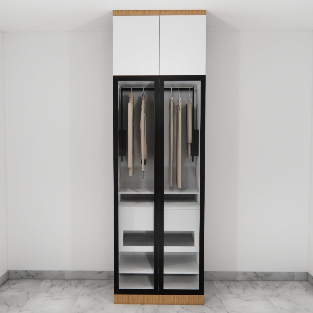SkyLine Glass Panel Wardrobe