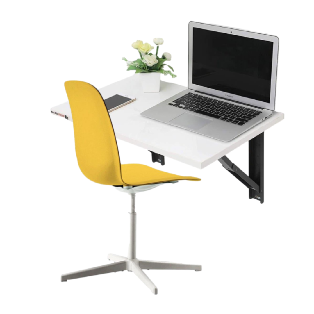 Delta Medium Wall Mounted iDesk & Leifarne Swivel Chair – InvisibleBed.com