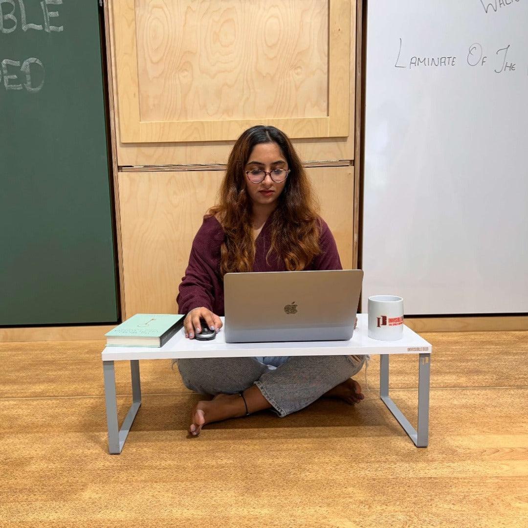 Tureis Large Wall Mounted iDesk with Aries Lapdesk – InvisibleBed.com