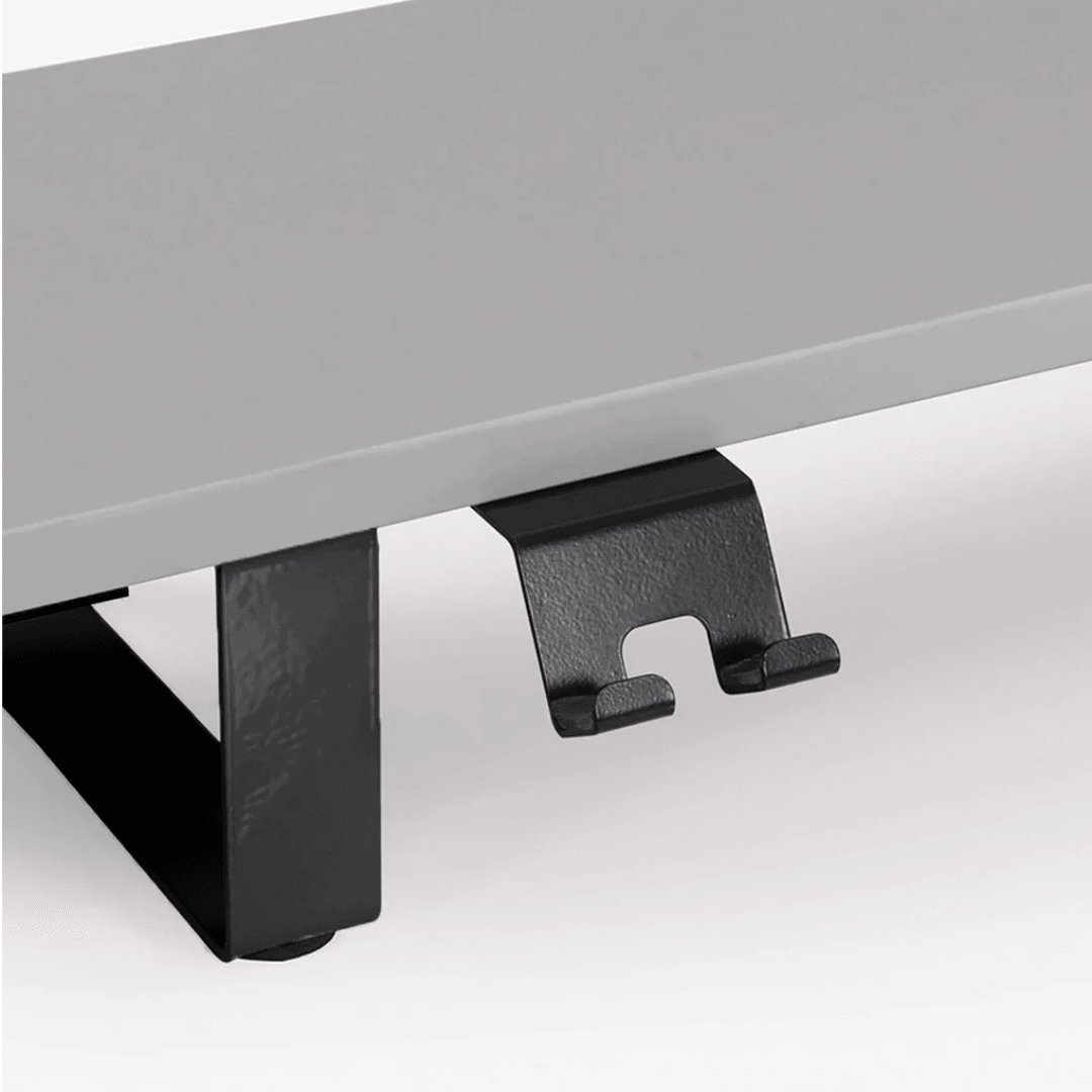 Dual Monitor Riser Stand With Accessories