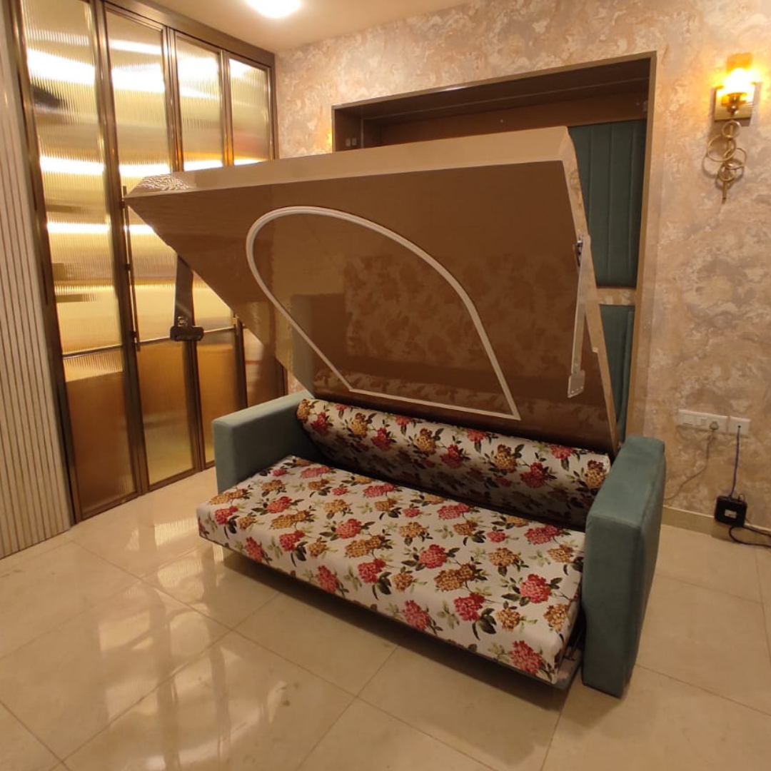 electric wall bed invisible bed
