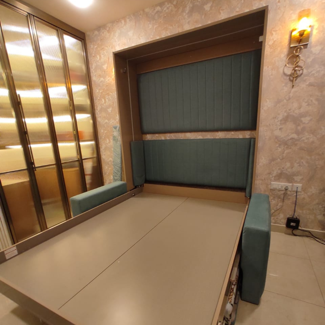 electric wall bed invisible bed