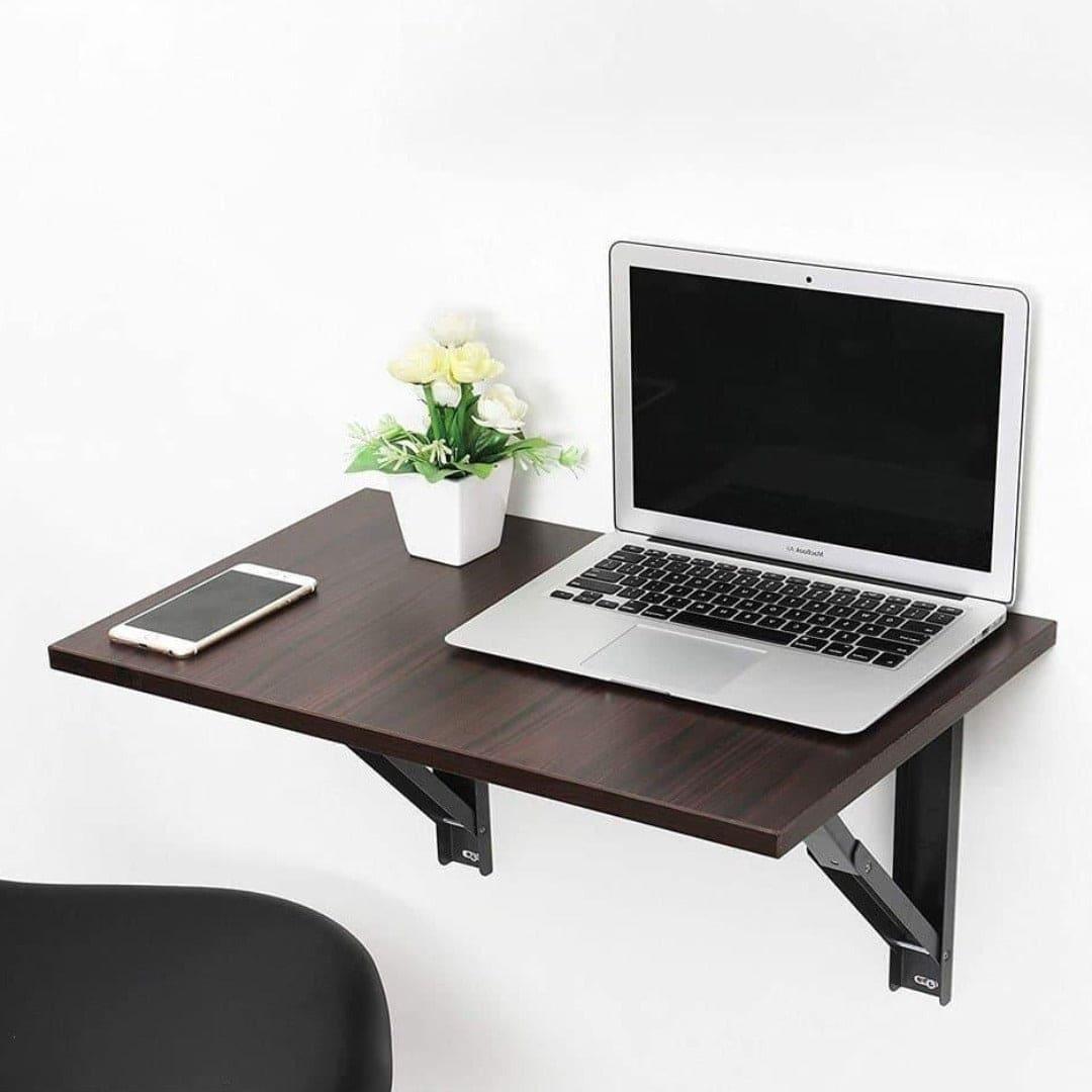 Mini Laptop Riser Stand Mini Wall-Mounted iDesk with Laptop Riser Stand – InvisibleBed.com
