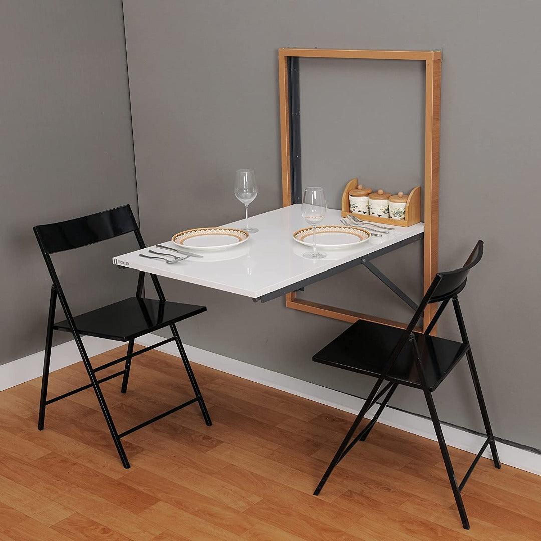 Wall Mounted Dining & Study Table with Floor seating desk - InvisibleBed.com