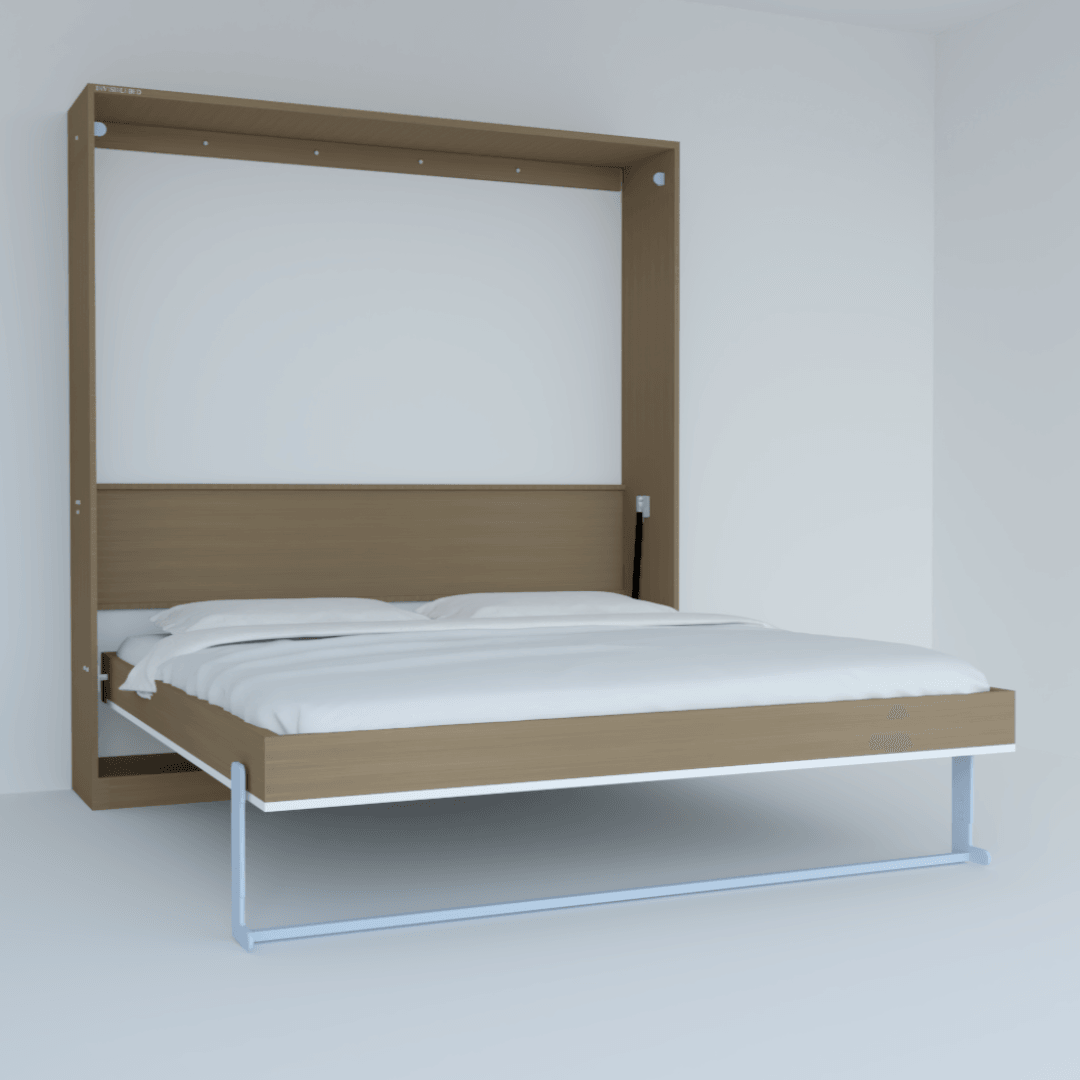 King Size Bed With Foldable Table