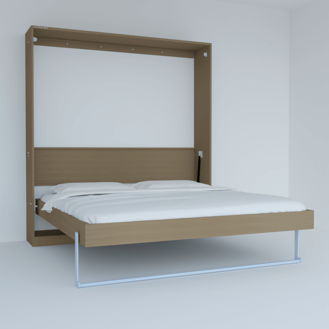 King Size Bed With Foldable Table InvisibleBed
