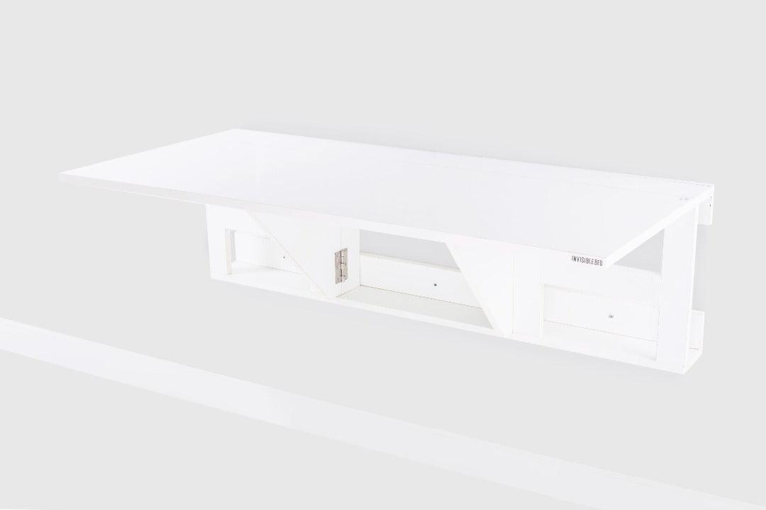 Large Wall Mounted iDesk with Ledge & Storage - InvisibleBed.com