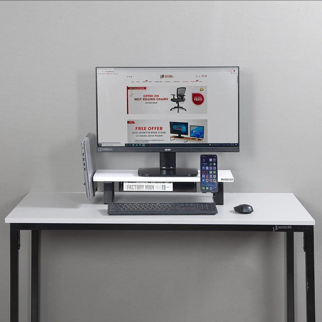 100cm Monitor Riser Stand Monitor Riser Stand with Accessories – InvisibleBed.com