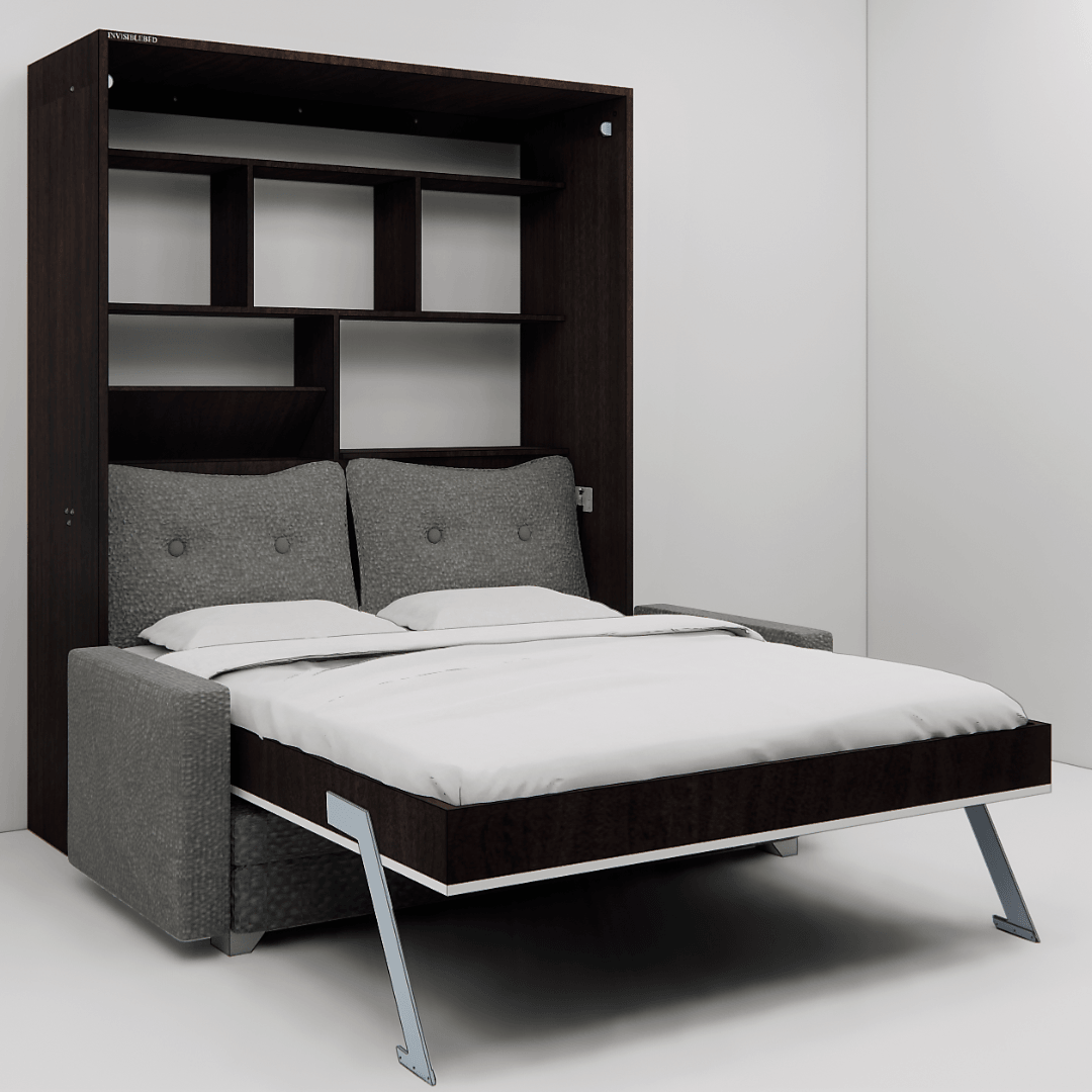 Queen Size Bed With Storage Sofa InvisibleBed