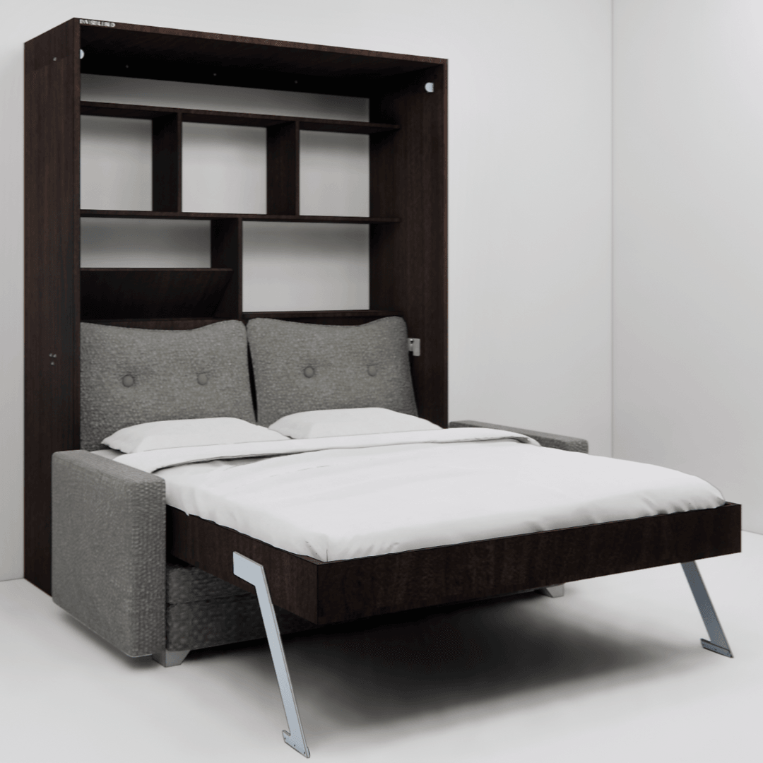 Queen Size Bed With Storage & Sofa