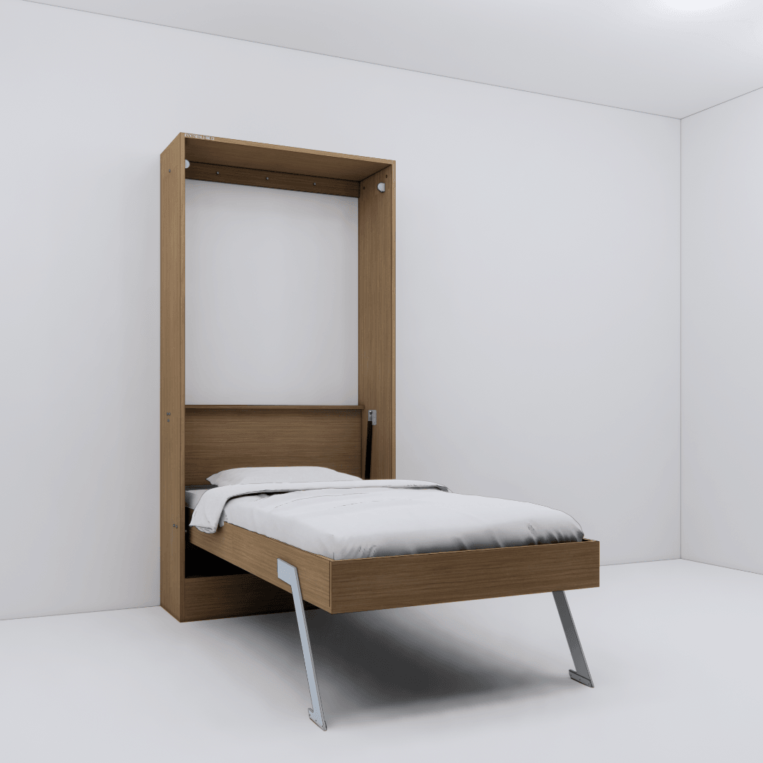 Single Size Bed With Foldable Table –