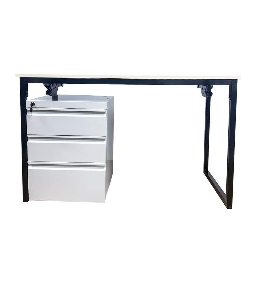 Standing Lift Up Table + Pedestal Storage