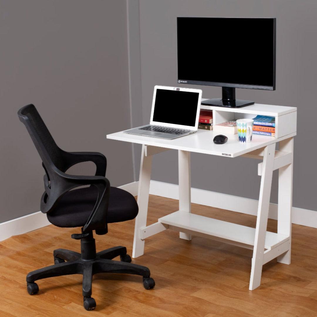 Monitor Study Table Tucana Table With Monitor Stand – InvisibleBed.com