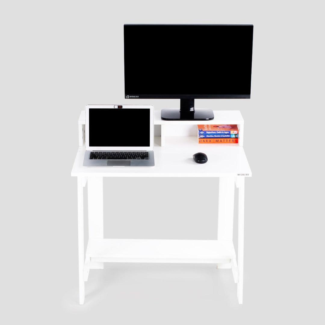 Monitor Stand Invisible Tucana Table With Monitor Stand – InvisibleBed.com
