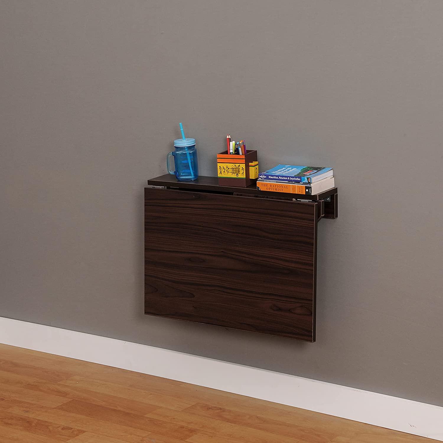 Idesk Table Vega Wall Mounted iDesk with Ledge – InvisibleBed.com